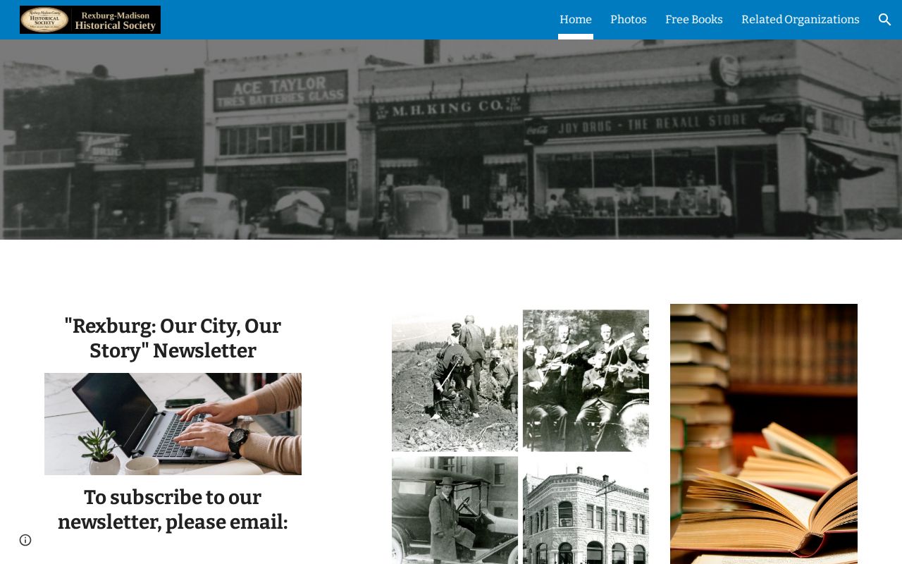 Upper Snake River Valley Historical Society local history website